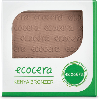 Matowy puder brązujący prasowany bronzer - Kenya Ecocera