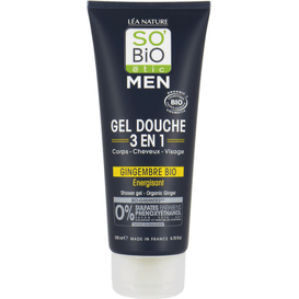So Bio Żel pod prysznic i szampon 3w1 - Imbir, 200 ml