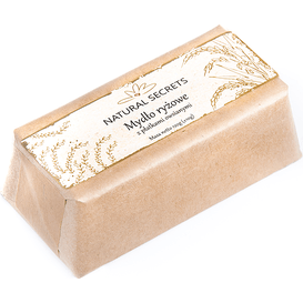 Natural Secrets Mydło ryżowe z płatkami owsianymi, 100 g