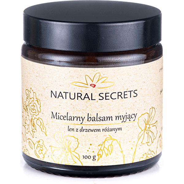 Micelarny balsam myjący len z drzewem różanym