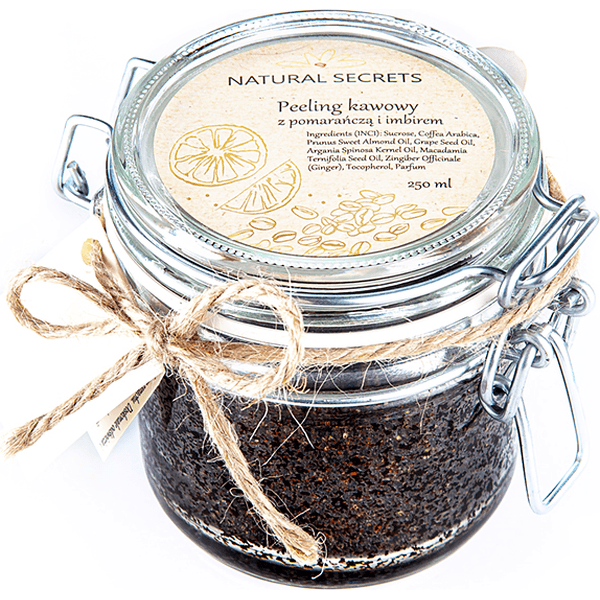 Peeling kawowy z pomarańczą i imbirem