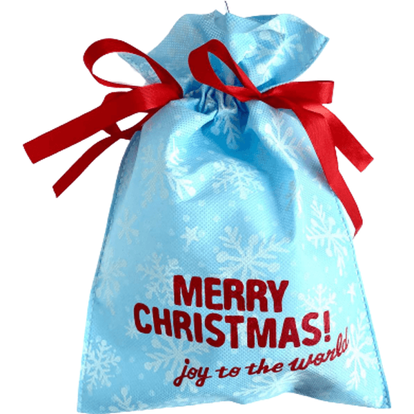 Worek prezentowy mały – Płatki śniegu – rozmiar S