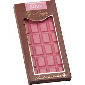 M.Pelczar Chocolatier Czekolada różowa - Ruby, 85g