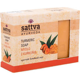 Sattva Ayurveda Mydło glicerynowe z kurkumą, 125 g