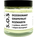 Dezodorant w kremie SOS z aloesem i cynkiem - Grapefruit i rozmaryn