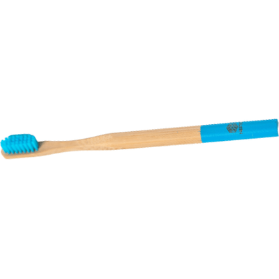 Bambusowa szczoteczka do zębów - niebieska Nested