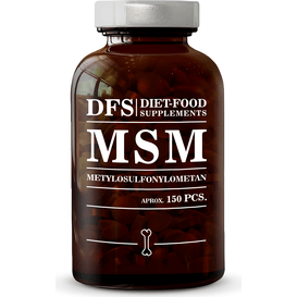 Diet Food MSM - Organiczny związek siarki - suplement diety w tabletkach, 150 szt.