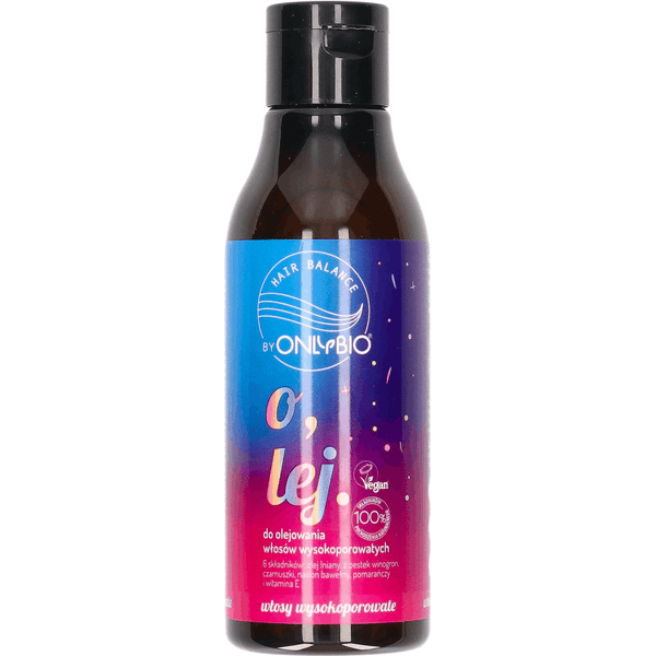 Olej do olejowania włosów wysokoporowatych