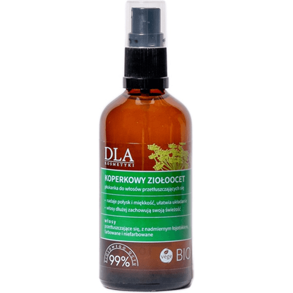 Płukanka do włosów przetłuszczających się – Koperkowy ziołoocet