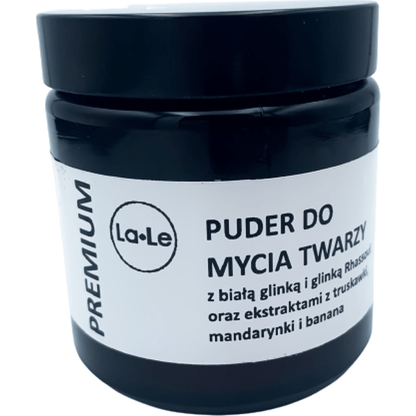 Puder do mycia twarzy na bazie glinek i naturalnych ekstraktów