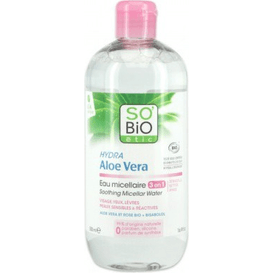 So Bio Kojąca woda micelarna do demakijażu skóry wrażliwej z aloesem, 500 ml