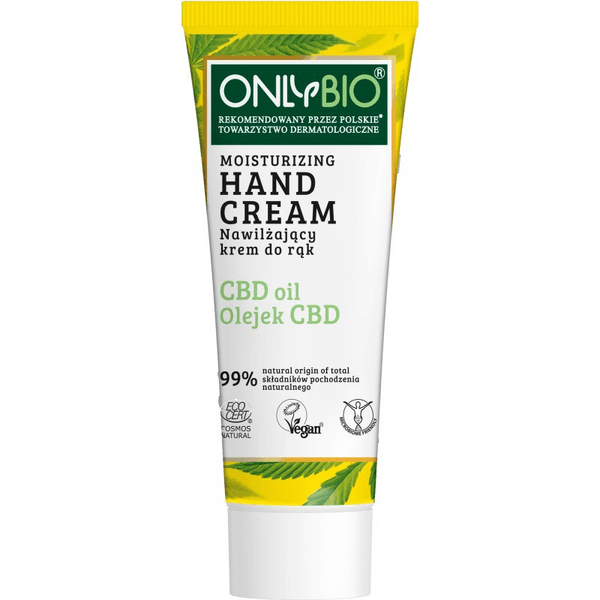 Nawilżający krem do rąk z olejkiem CBD