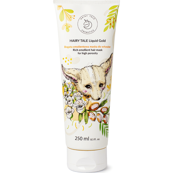 Liquid Gold – Bogata emolientowa maska do włosów o wysokiej porowatości (data ważności: 2023-09-30)