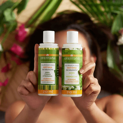 Ajurwedyjska odżywka do włosów - Imbir i trawa cytrynowa Orientana