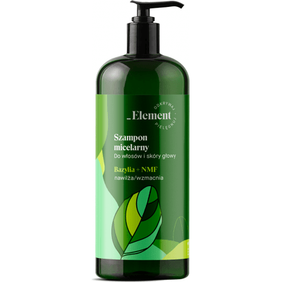 Szampon micelarny do włosów i skóry głowy - Bazylia i NMF Element