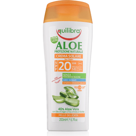 Equilibra Aloesowy krem przeciwsłoneczny SPF 20+, 200 ml