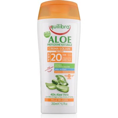Aloesowy krem przeciwsłoneczny SPF 20+ Equilibra