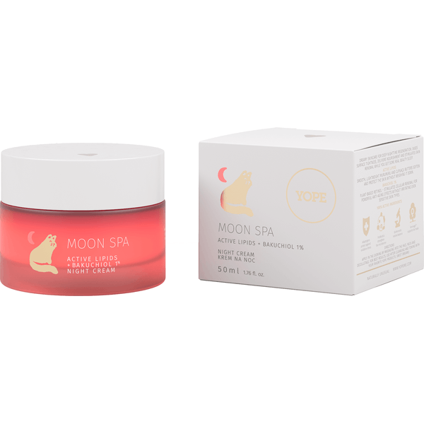 Relaksujący krem na noc Moon Spa – Aktywne lipidy i bakuchiol 1%