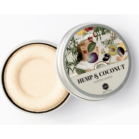 Herbs&Hydro Szampon w kostce - Konopie z Kokosem - puszka, 55g