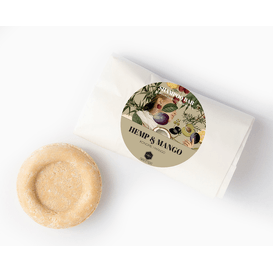 Herbs&Hydro Szampon w kostce - Konopie z Mango - refill, 55g