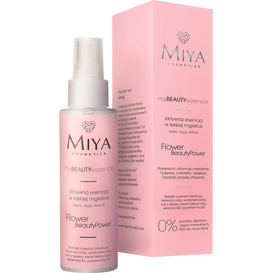 Miya FLOWER BeautyPower - Aktywna esencja do twarzy - róża, peonia, hibiskus, 100 ml