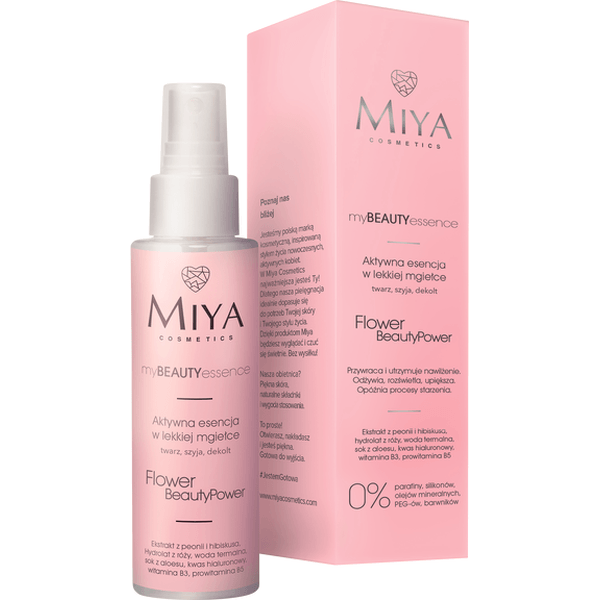 FLOWER BeautyPower – Aktywna esencja do twarzy – róża, peonia, hibiskus