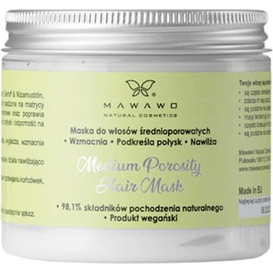 Mawawo Maska do włosów średnioporowatych, 200 ml