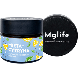 Mglife Naturalny dezodorant w kremie - Mięta-cytryna, 50 ml