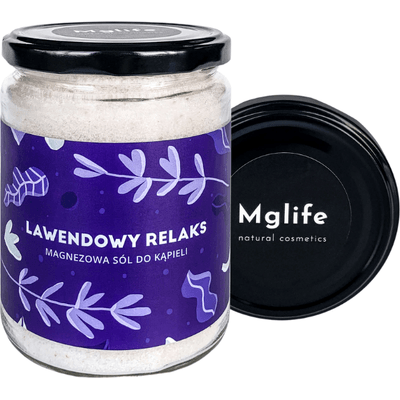 Lawendowy relaks - Magnezowa sól do kąpieli Mglife