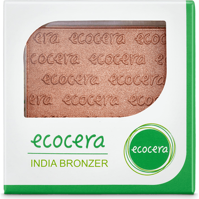 Rozświetlający bronzer prasowany - India Ecocera