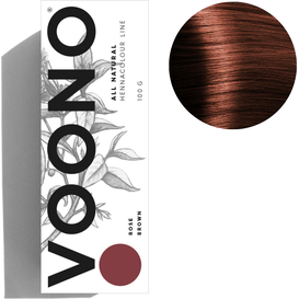 VOONO Henna premium - Rose brown - Różowy brąz, 100 g