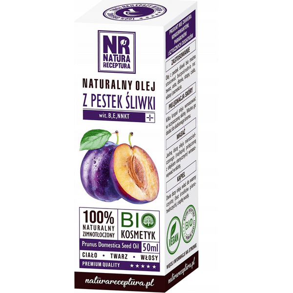 Naturalny olej z pestek śliwki