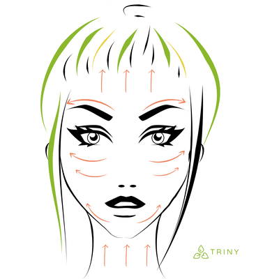 Płytka Gua Sha do masażu twarzy - kwarcowa Fluff