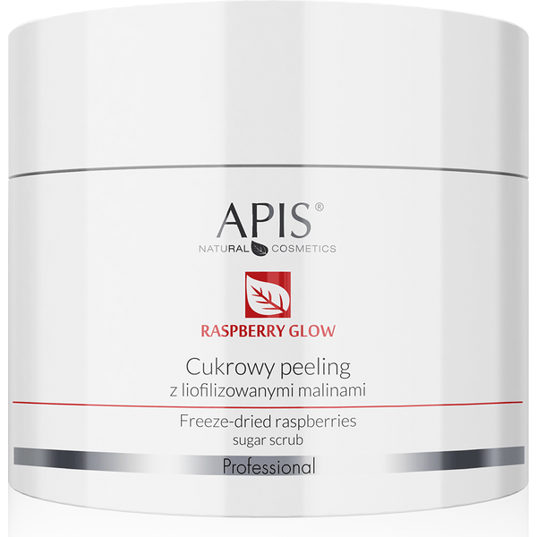 Cukrowy peeling z liofilizowanymi malinami – Raspberry Glow