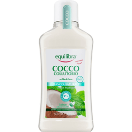 Equilibra Kokosowy płyn do płukania jamy ustnej - Naturalna Biel, 500 ml