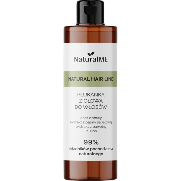 Płukanka do włosów z octem ziołowym – przeciwzapalna