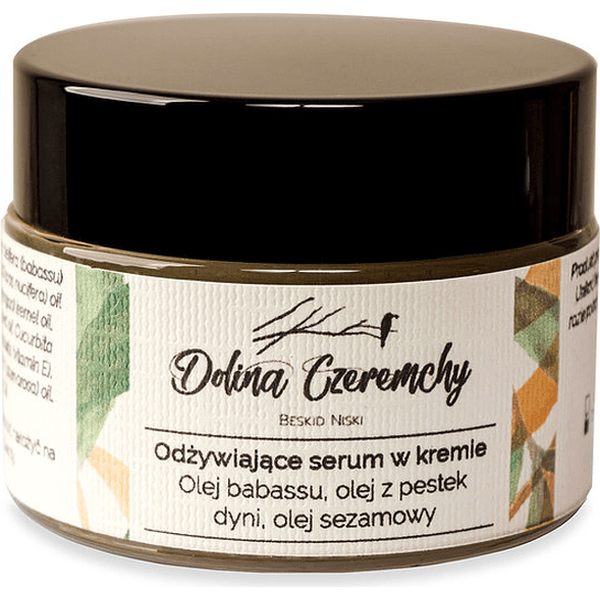 Odżywiające serum w kremie na noc