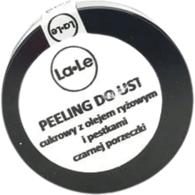 La-Le Kosmetyki Peeling do ust cukrowy z pestkami czarnej porzeczki, 15 ml