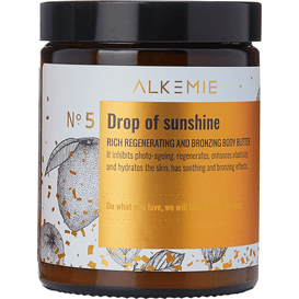 Alkemie Bogate masło regenerująco-brązujące do ciała - Drop of sunshine, 180 ml