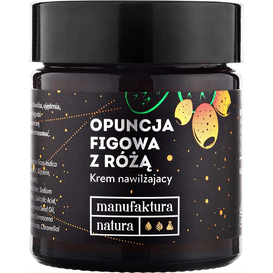 Manufaktura Natura Krem nawilżający - Opuncja figowa z różą, 30 ml
