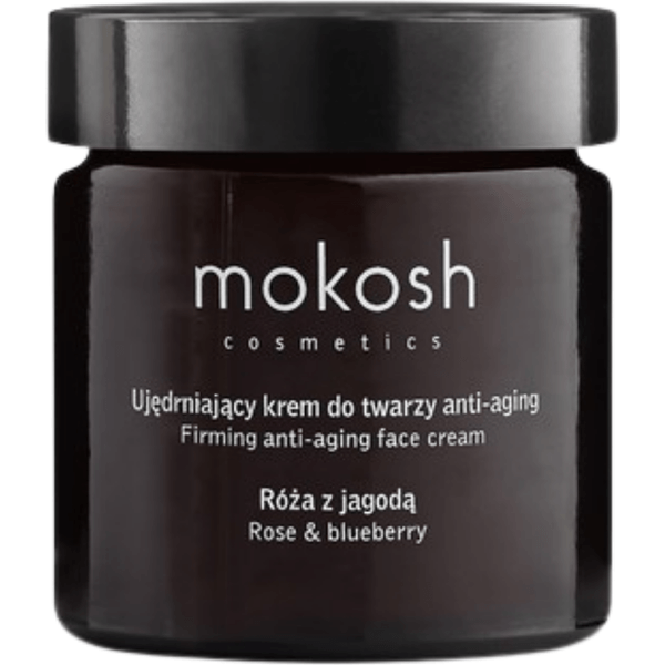 Ujędrniający krem do twarzy anti-aging – Róża z jagodą, 60 ml