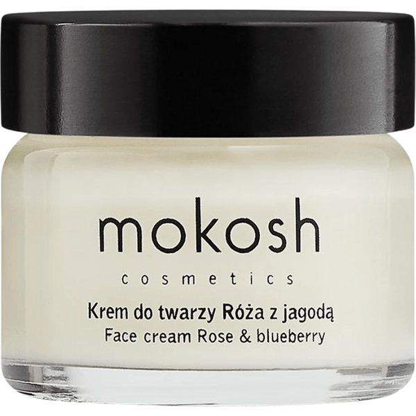 Ujędrniający krem do twarzy anti-aging – Róża z jagodą, 15 ml