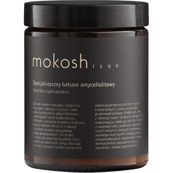 Specjalistyczny balsam antycellulitowy Icon – Wanilia z tymiankiem
