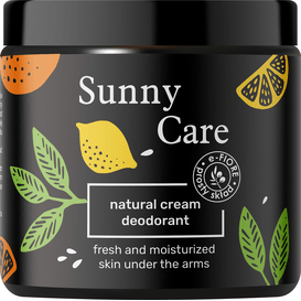E-FIORE Naturalny dezodorant w kremie - Sunny Care, 60 ml