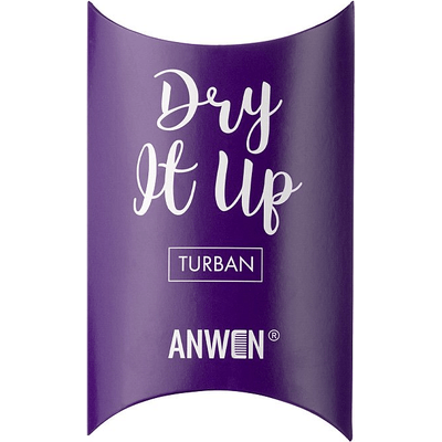 Turban do włosów - Dry It Up - fioletowy Anwen