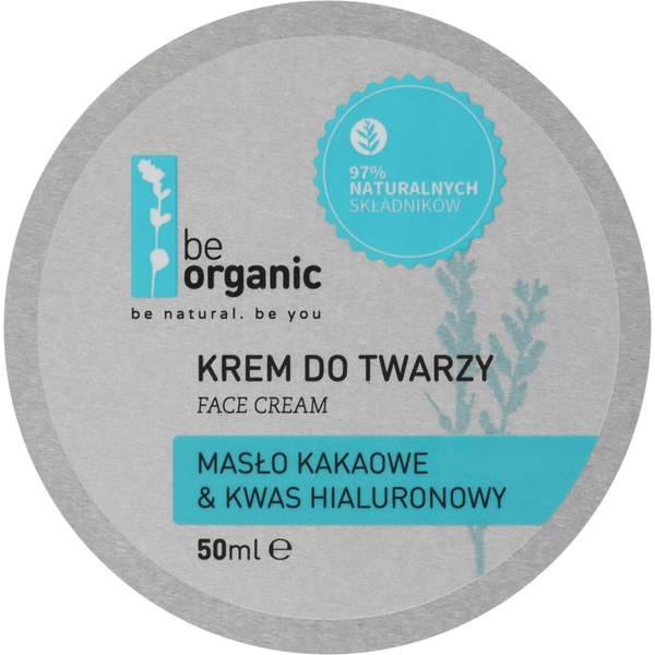 Krem do twarzy – Masło kakaowe i kwas hialuronowy