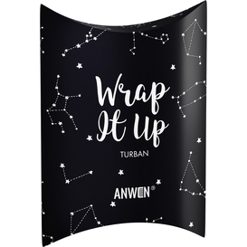 Anwen Turban do włosów - Wrap It Up - czarny