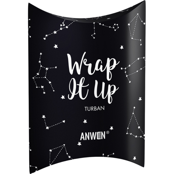 Turban do włosów – Wrap It Up – czarny
