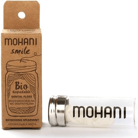 Mohani Biodegradowalna nić dentystyczna Mohani Smile - miętowa, 1 szt.