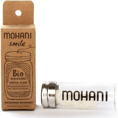 Biodegradowalna nić dentystyczna Mohani Smile - miętowa Mohani